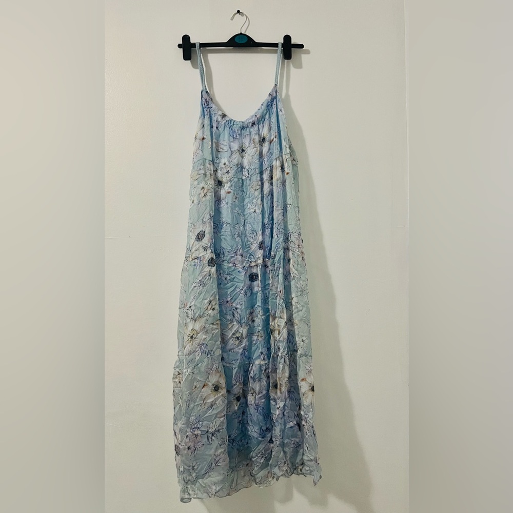 Elena Baldi Silk Chiffon Italian dress tunic size M